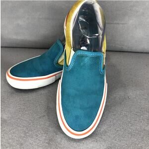 Vans The Simpsons Bart Suede Slip On Shoes Sz 7 Mens
